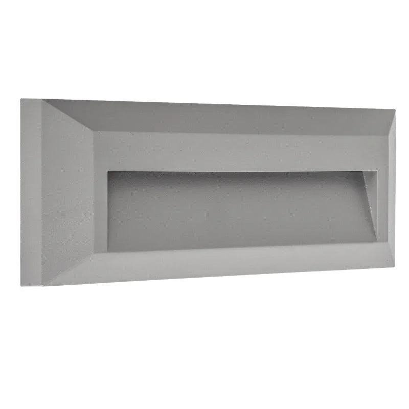 דגם תלתן- צמוד קיר אפור משנה גוון IP65 2W TekTonix - אור שי סיטונאות חשמל בע״מ