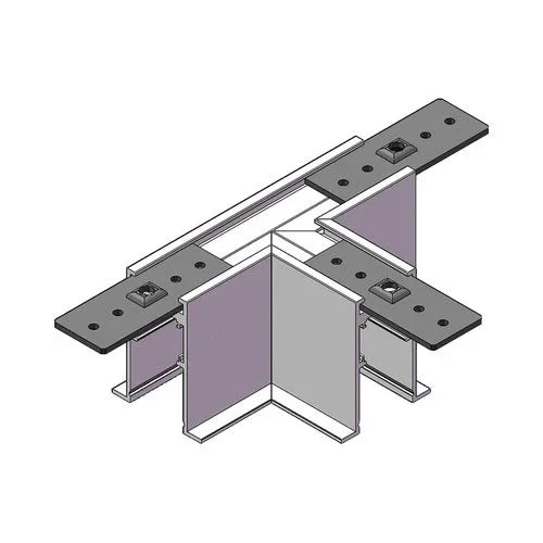 מחבר T לבן לפס צבירה מגנטי שקוע מסגרת TIKTOK - אור שי סיטונאות חשמל בע״מ