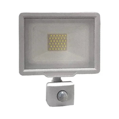 גוף הצפה לבן MIRAGE 30W IP65 עם חיישן אור קר - אור שי סיטונאות חשמל בע״מ
