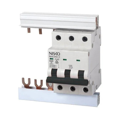 מפסק אוטומטי זעיר תעשייתי 10KA אופיין C תלת פאזי NO1363-C 3P 63A - אור שי סיטונאות חשמל בע״מ