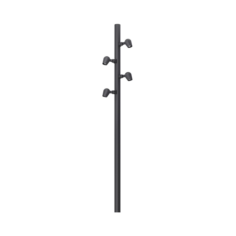 דוקרן גינה שחור ROSE 6W IP67 אור חם – NISKO